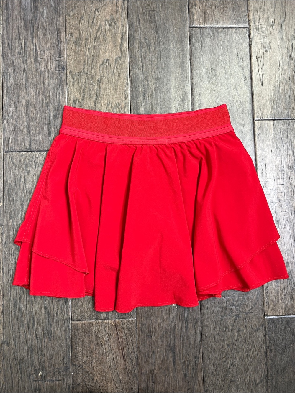 Lululemon Court Rival High Rise Skirt Tall Dark Red